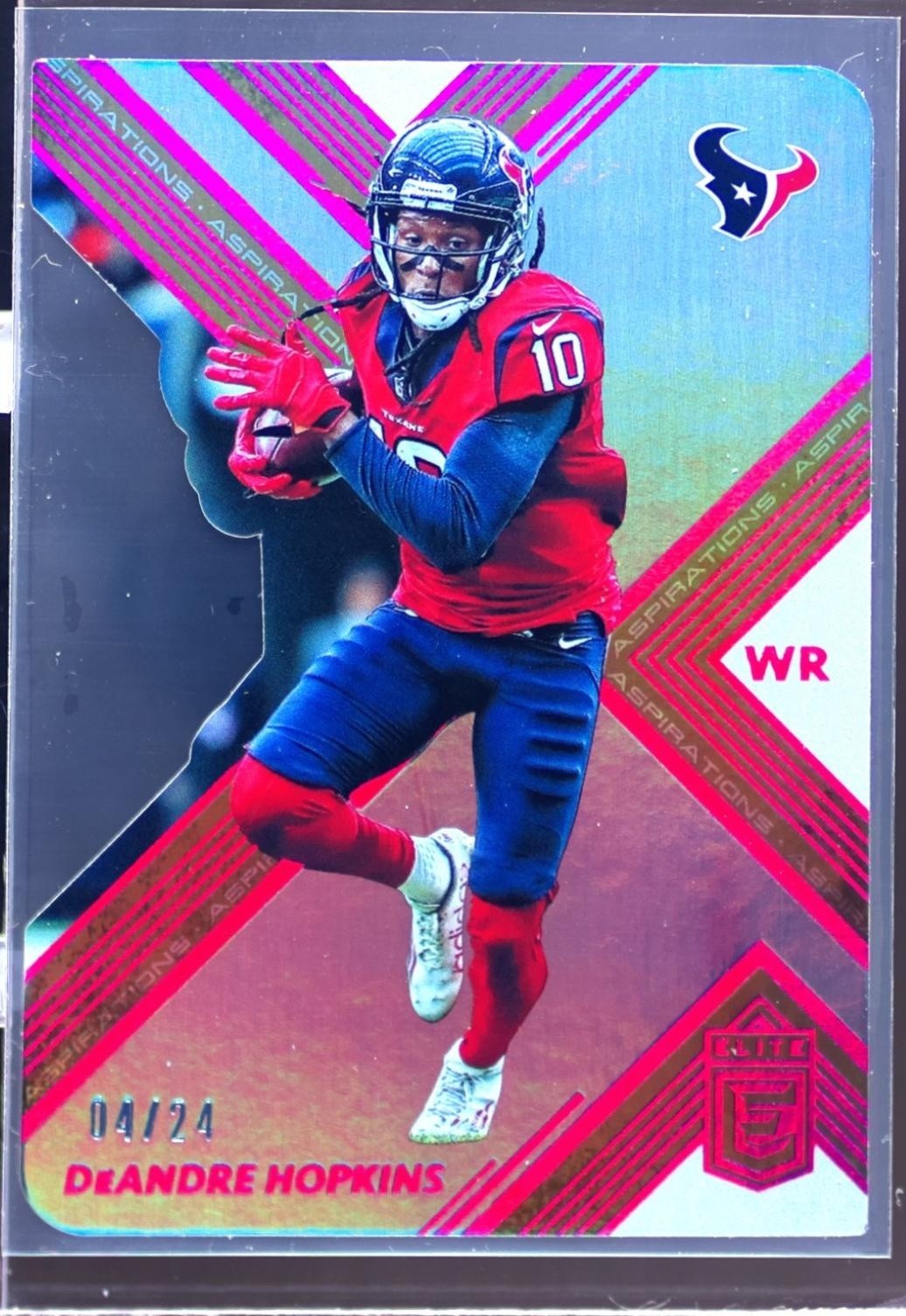 2017 Donruss Elite DeAndre Hopkins Aspirations Die Cut /24 #41 Texans