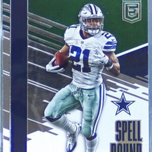 2017 Donruss Elite Ezekiel Elliott #2 Cowboys Spellbound Green