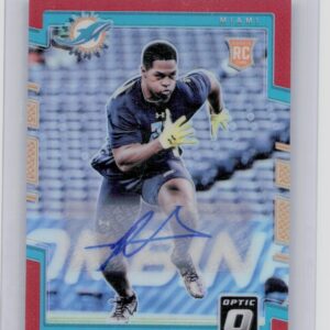 2017 Donruss Optic Raekwon McMillan AU SN50 #131 Dolphins Rookies Autographs Red