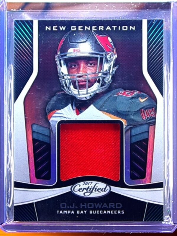 2017 Panini Certified O.J. Howard MEM #NG-OJH Buccaneers New Generation Jerseys
