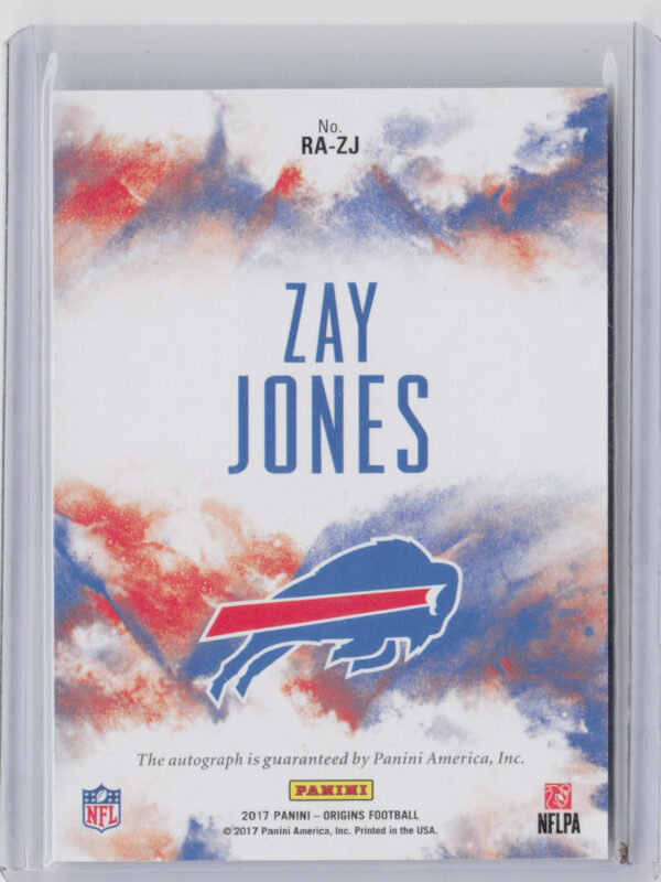 2017 Panini Origins Zay Jones AU #RA-ZJ Bills Rookie Autographs - Image 3
