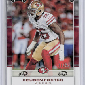 2017 Panini Playoff Reuben Foster 3rd Down SN25 #257 49ers