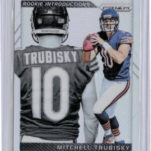 2017 Panini Prizm Mitchell Trubisky #6 Bears Rookie Introductions Prizm