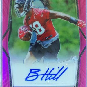 2017 Prizm Brian Hill Auto #RA-BH Falcons Rookie Autographs Prizm Pink