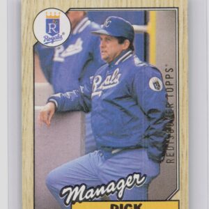 2017 Topps Dick Howser #18 Royals Rediscover Topps 1987 Stamped Buybacks Gold