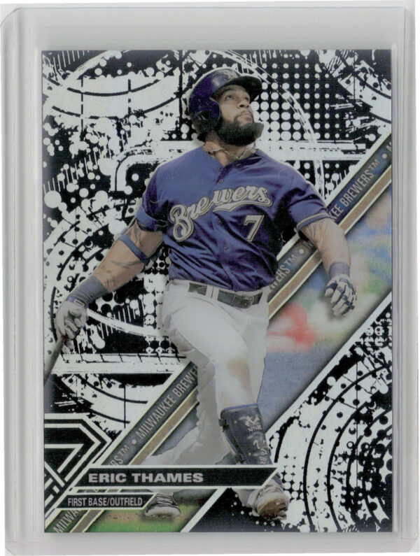 2017 Topps High Tek Eric Thames Blackout #HT-ET Brewers