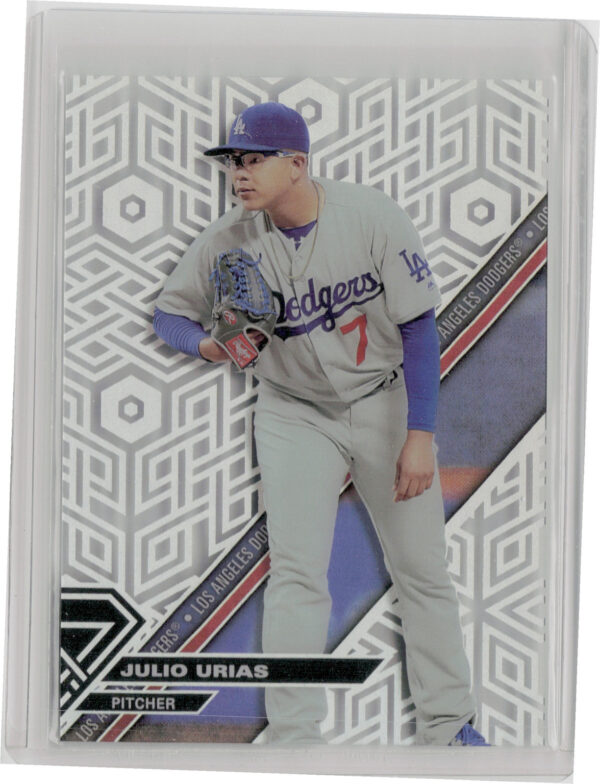 2017 Topps High Tek Julio Urias Chainlink Hexagons #HT-JU Dodgers