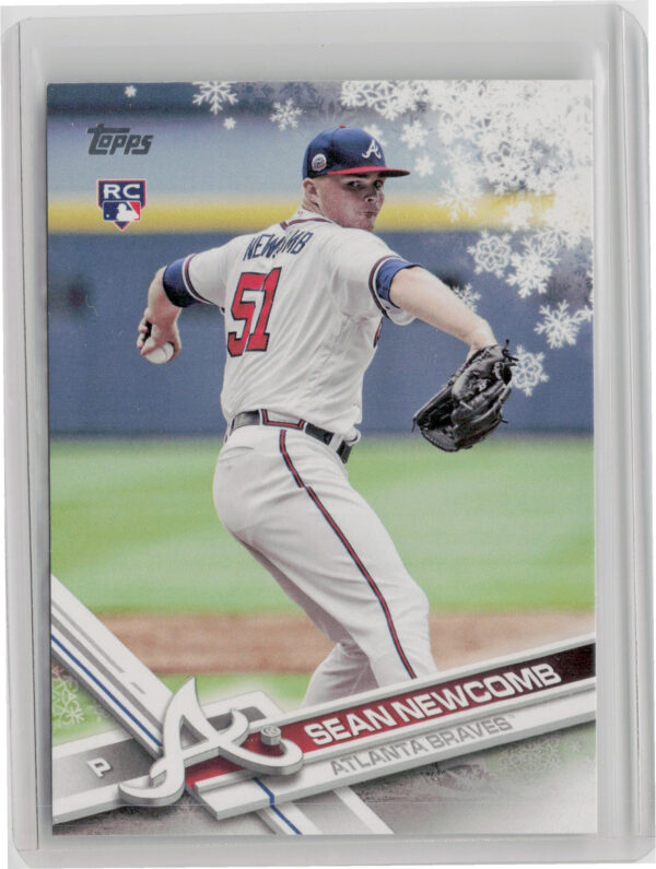 2017 Topps Holiday Sean Newcomb RC #HMW3 Braves