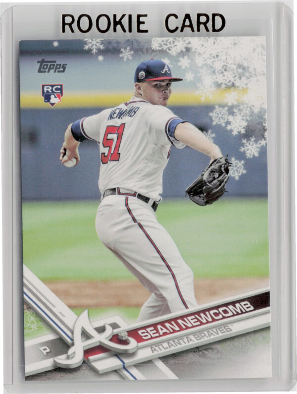 2017 Topps Holiday Sean Newcomb RC #HMW3 Braves