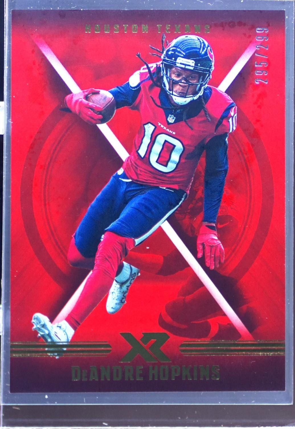 2017 XR DeAndre Hopkins Red /299 #42 Texans
