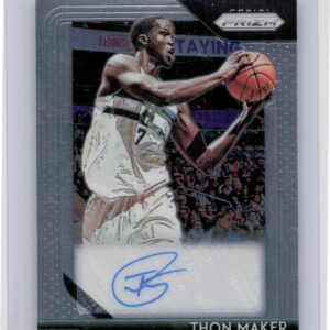 2018-19 Panini Prizm Thon Maker AU #S-TMK Bucks Signatures