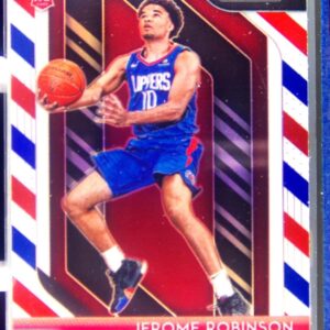 2018-19 Prizm Jerome Robinson Prizms Red White and Blue RC #194 Clippers