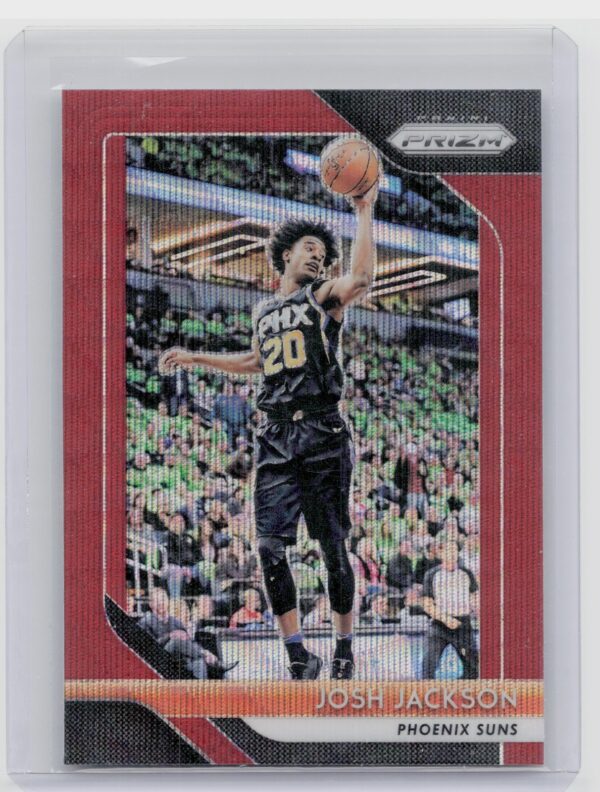 2018-19 Prizm Josh Jackson Prizms Ruby Wave #31 Suns