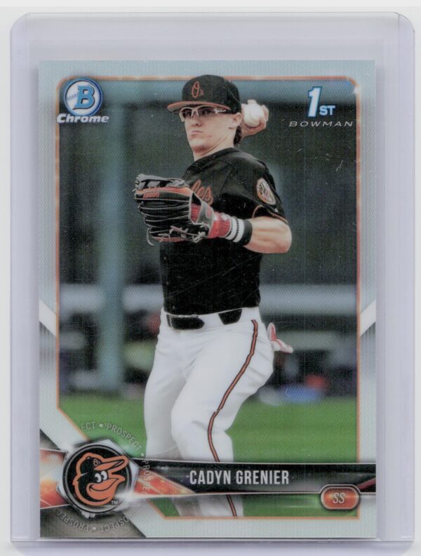 2018 Bowman Draft Cadyn Grenier Chrome #BDC-134 Orioles