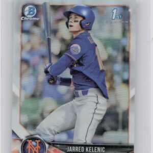 2018 Bowman Draft Jarred Kelenic Chrome Refractors #BDC-6 Mets