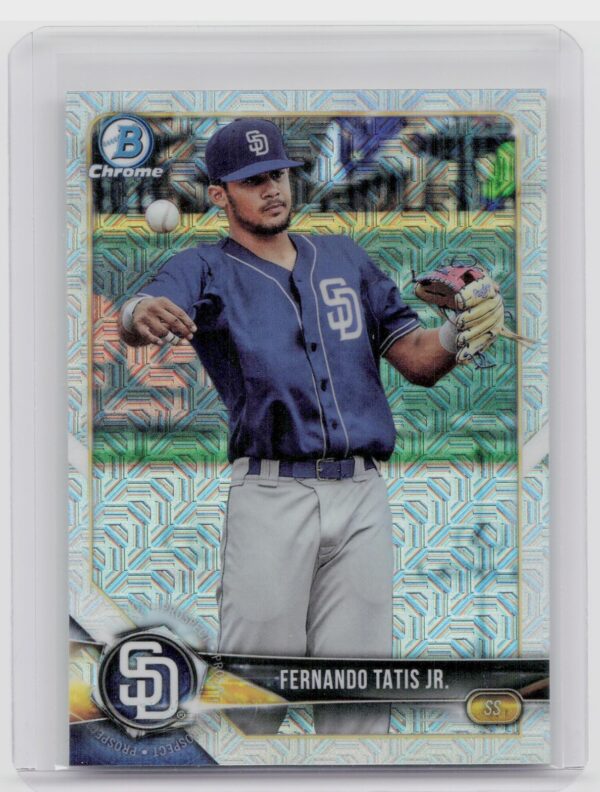 2018 Bowman Fernando Tatis Jr. #BCP114 Padres Chrome Prospects Mojo Refractor