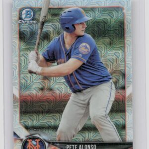 2018 Bowman Pete Alonso #BCP137 Mets Chrome Prospects Mojo Refractor