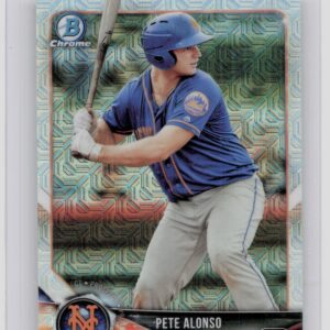 2018 Bowman Pete Alonso #BCP137 Mets Chrome Prospects Mojo Refractor