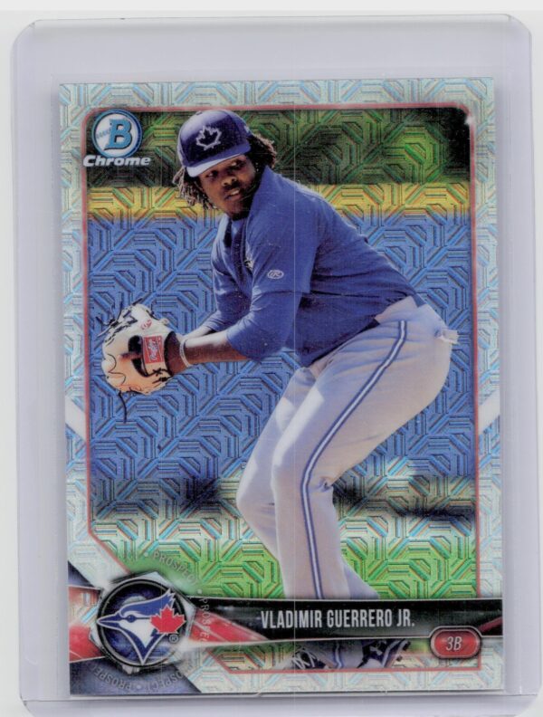 2018 Bowman Vladimir Guerrero Jr. #BCP150 Jays Chrome Prospects Mojo Refractor