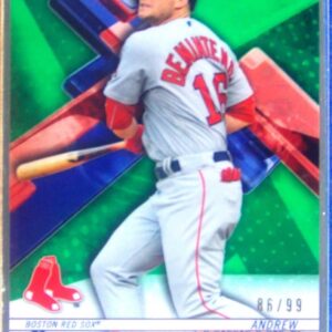 2018 Bowman's Best Andrew Benintendi Green /99 #22 Sox
