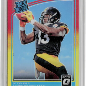 2018 Donruss Optic James Washington Red and Yellow #172 Steelers
