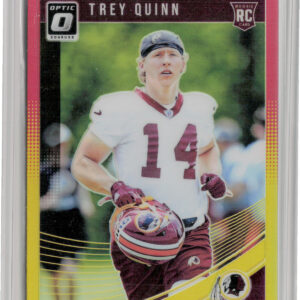 2018 Donruss Optic Trey Quinn Red and Yellow #120 Redskins