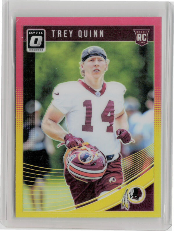 2018 Donruss Optic Trey Quinn Red and Yellow #120 Redskins