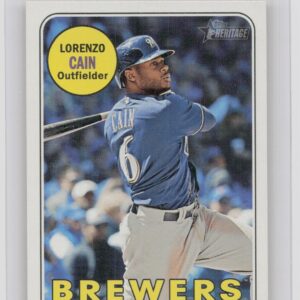2018 Heritage Lorenzo Cain SP VAR #706 Brewers
