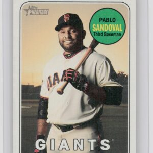 2018 Heritage Pablo Sandoval #510 Giants
