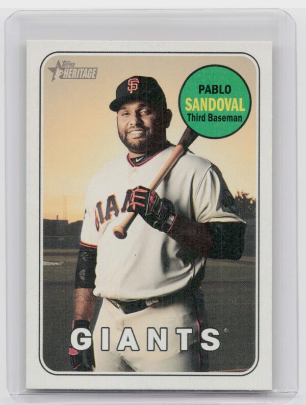2018 Heritage Pablo Sandoval #510 Giants