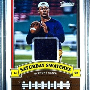 2018 Panini Classics DeShone Kizer JSY #8 Irish Saturday Swatches