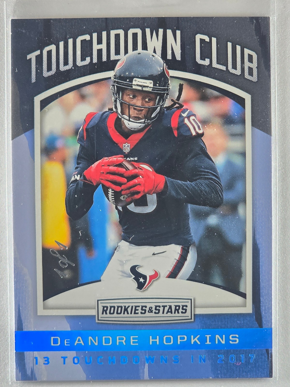 2018 Panini Rookies & Stars - Touchdown Club DeAndre Hopkins #TD-11 Platinum 1/1