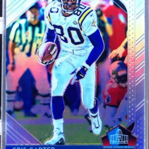 2018 Prizm Cris Carter #HOF-28 Vikings Hall of Fame Prizm