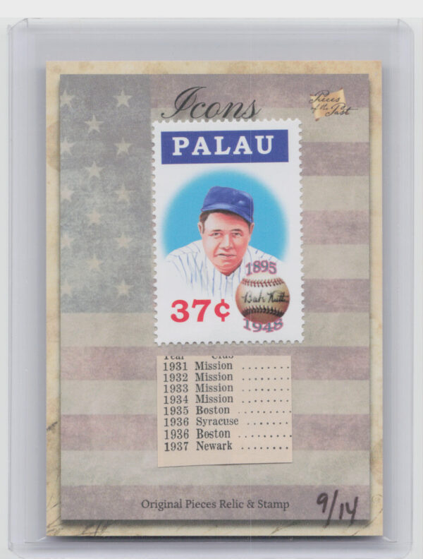 2018 The Bar Pieces of the Past Hybrid Babe Ruth 9/14