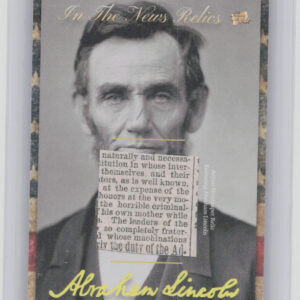 2018 The Bar Pieces of the Past Hybrid Edition:  Abraham Lincoln