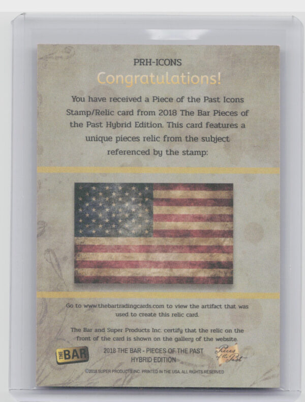 2018 The Bar Pieces of the Past Hybrid Edition Herbert Hoover 38/48 - Image 3