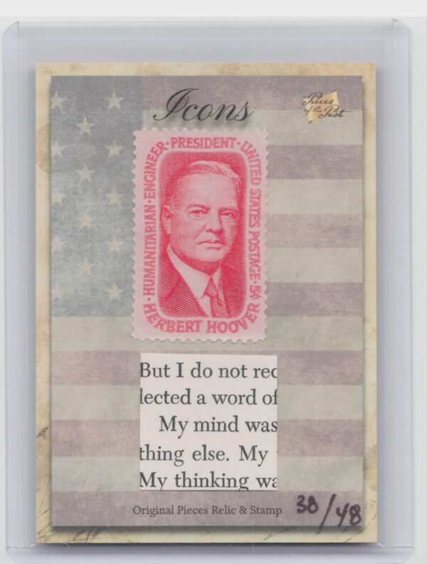 2018 The Bar Pieces of the Past Hybrid Edition Herbert Hoover 38/48