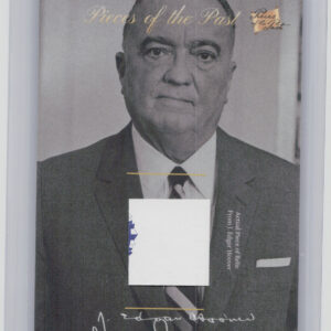 2018 The Bar Pieces of the Past Hybrid Edition:  J. Edgar Hoover