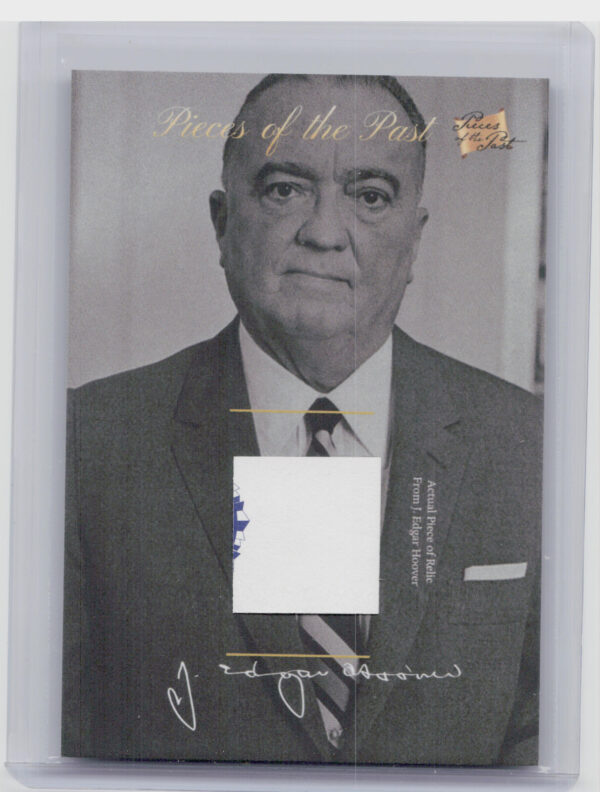 2018 The Bar Pieces of the Past Hybrid Edition:  J. Edgar Hoover