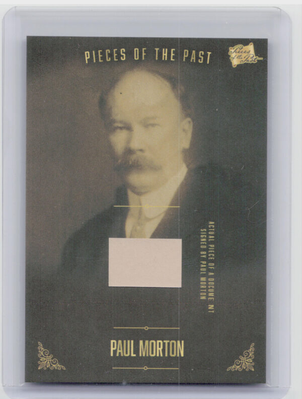 2018 The Bar Pieces of the Past Hybrid Edition: Paul Morton