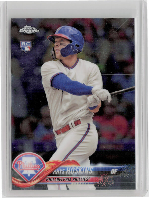 2018 Topps Chrome Update Rhys Hoskins RC #HMT28 Phillies