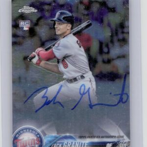2018 Topps Chrome Zack Granite AU #RA-ZG Twins Rookie Autographs