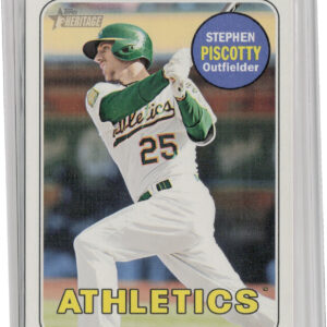 2018 Topps Heritage Stephen Piscotty SP VAR #701 Athletics
