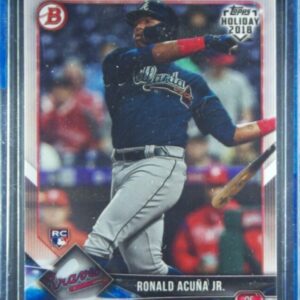 2018 Topps Holiday Bowman Ronald Acuna Jr. RC #TH-RAJ Braves