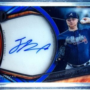 2018 Topps Tribute Sean Newcomb AUTO /199 #TA-SNE Braves Autographs