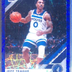 2019-20 Donruss Optic Jeff Teague Blue Velocity #101 Timberwolves