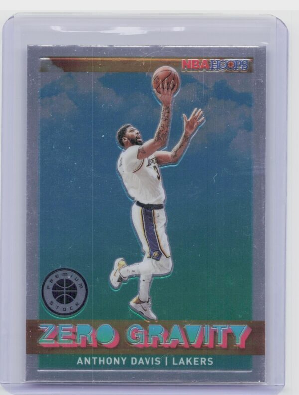 2019-20 Hoops Premium Stock Anthony Davis #12 Lakers Zero Gravity