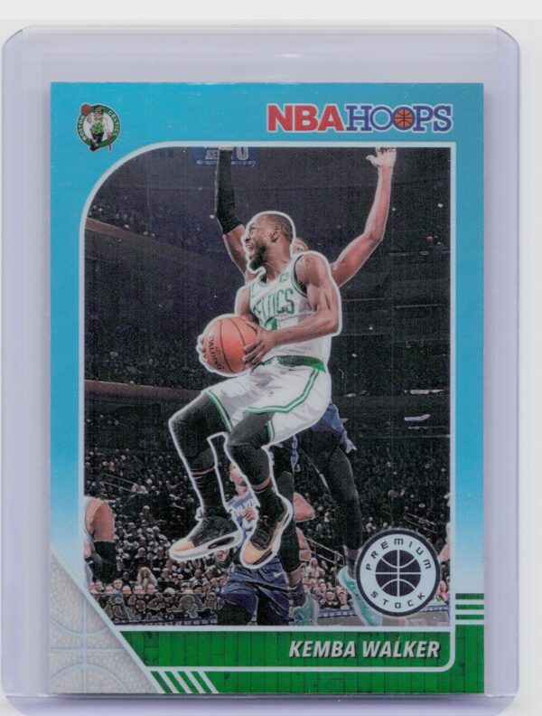 2019-20 Hoops Premium Stock Kemba Walker Prizms Teal #19 Celtics