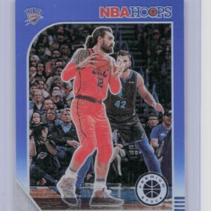 2019-20 Hoops Premium Stock Steven Adams Prizms Blue #130 Thunder