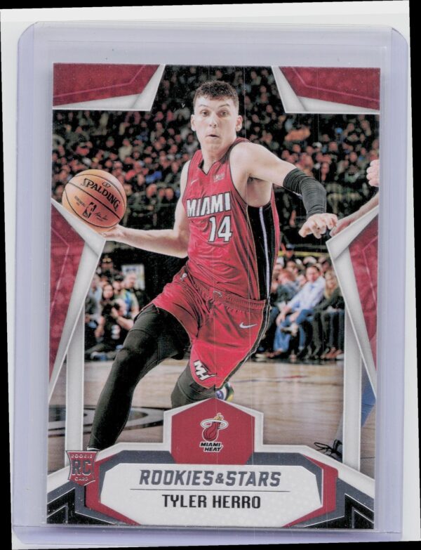 2019-20 Panini Chronicles Rookies and Stars Tyler Herro RC #677 Heat